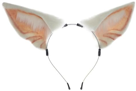 Kfwfuaee Tierohr-Stirnband, Cosplay-Kostüm, Haarharfe, Party, Kopfschmuck, Maskerade, Kopfschmuck, Mädchen, Animationszubehör