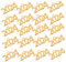 DIYEAH 50stücke Zahlenschmuck Für Halskette Armband Und Ohrringe Metallcharms Für Kreative Bastelprojekte Und Personalisierte