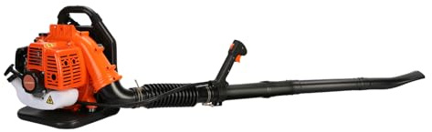 Gas-Laubbläser, 52 cc, gasbetriebener Rucksack-Laubbläser, 550 CFM hohe Leistung für Rasenpflege, Schneeräumung, Laubbläser Gas mit verstellbarem Rohr und Schultergurt, für Hausbesitzer und