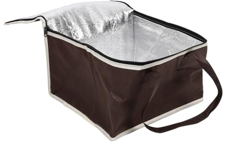 DINHEAROM Wärmetasche aus Vliesstoff mit Großem Fassungsvermögen | Isoliertasche für Außenbereich, Catering Wärmer, Warmhaltebeutel fürs Campingessen, Gefrierbeutel