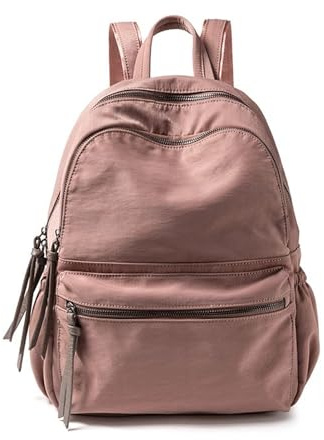 BUKESIYI Donna Borsa Zaino Elegante Zainetto Borse a Tracolla Zaini Antifurto Zainetti 2026 Firmate Nylon IT78596 Rosa