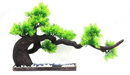 JDNH Albero artificiale Pianta Paesaggio Albero Per Aquascaping MultiLevel Shelter Luogo Per Pesci E Gamberetti Habitat Sicuro Resina Aquascaping Decorazione