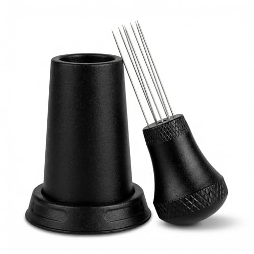 Zirax Espresso Distribution Tool, Coffee Stirrer, Stainless Steel Needle Distributor for Barista, Anti-Clumping Espresso Accessories