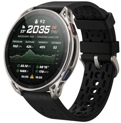 Amazfit Cheetah 2 Ultra 47mm Smartwatch GPS, AMOLED da 1,5 con Vetro Zaffiro, Cassa in Titanio, 30GG di Autonomia, Torcia Integrata, 64GB, NFC, Mappe Offline, 5 ATM, 180+ Modalità Sportive e HYROX