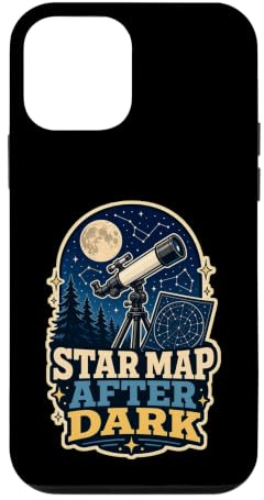 Star Map After Dark Telescope Moon Case for iPhone 12 mini