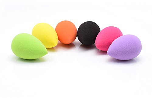 DOLOVEMK 6 PCS/Pack Mini Make Up Schwamm Mixer-6-Farben-Latex-freies Beauty-Schwammmixer-Set, makellose Deckungsschwämme für Augen Make-up, billiges Smooth Foundation Sponge Powder