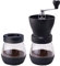Kabalo Manual Coffee Bean Grinder & Nut/Spice with Ceramic Burr, Glass Jar Classic Kitchen Tool Espresso Accessory Additional Storage Jar