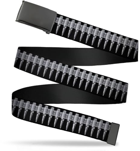 Buckle-Down Herren Web Belt Bullets 1.25 Gürtel, Mehrfarbig, 3 cm Breit-107 cm hosengröße