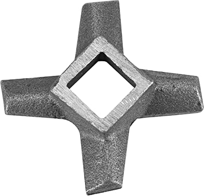 Mincer Blade,Cross-Shaped Professional Stainless Steel Kitchen Food Meat Grinder Blade Mincers Knife Cutter Replacement for Grinders(#5)