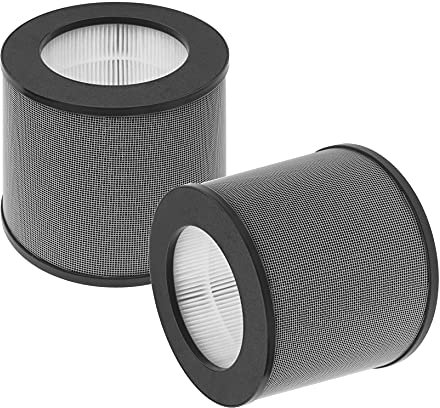 Nyingchi 2 Pack TTAP006 Filter H13 True HEPA Replacement Filter Compatible with TaoTronics TTAP006 Air Purifier, 3in1 HighEfficiency Air Filtration Includes HEPA Filter, Activated Carbon and