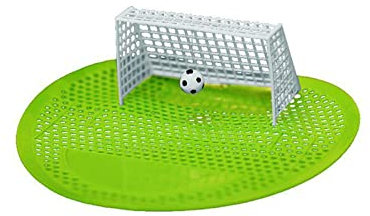 BEE&FLOWER Football Male Toilet Cleaner Soccer Shoot Goal Style Urinal Screen Filter Mat Urinal Deodoriser Anti-Splash and Odour Neutraliser Male Toilet Clean Deodorant Bathroom Urinal Pad