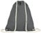 Veproli Baumwoll Turnbeutel Sportbeutel Zuziehbeutel Gymsack Sack Jute Schule Rucksack (Stahlgrau)