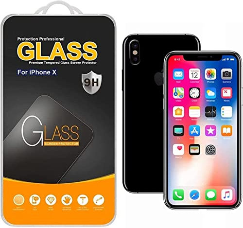 Screen Protector For iPhone X iPhone XS Tempered Glass Phone Screen Protector Compatible With iPhone X iPhone XS