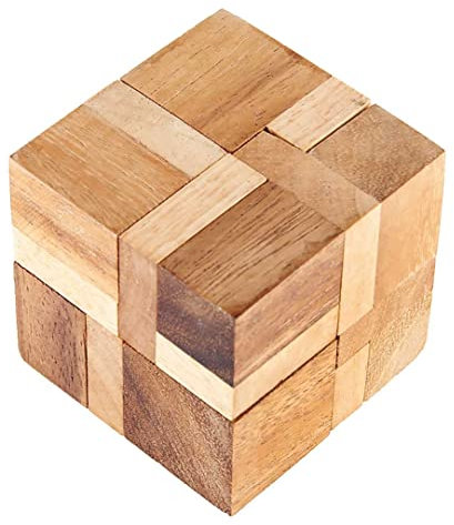 Logica Spiele Art. Mysterium - 3D-Puzzle aus Holz - Schwierigkeit: 5/6 Unglaubich - Leonardo da Vinci-Series