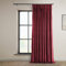 HPD Half Price Drapes Heritage Rideaux occultants en Velours Pelucheux pour Chambre à Coucher et Salon - 254 cm de Large x 304,8 cm de Long - 1 Panneau - Rouge cinéma