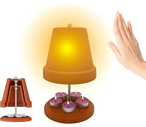 Teelichtofen Teelichtheizung Groß Platz FüR 6 Teelichter Bausatz Doppelwandige Teelichtkamin Kerzenofen Tischkamin