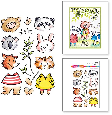 Spellbinders Stampendous FransFormer™ Furry Friends Clear Stamps