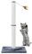 HUTPET 86,4 cm hoher Kratzbaum mit doppelter Basis und Verstärkung, Sisal-Kratzbäume mit Federspielzeug für Indoor-Katzen (grau)