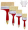 5Pcs Paint Brush Set Fence Paint Brushes,Decking Brush Set,Wall Painting Tools with Gloves Suitable for Decking Paint Brush, Decking Brush, Fence Brush, Shed Paint Brush, Outdoor Paint Brush