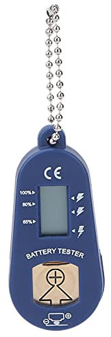 JUOPZKENN Hearing Aids Battery Tester,Blue Portable LCD Display Battery Checker,Pocket Hearing Aids Batteries Measuring Devices