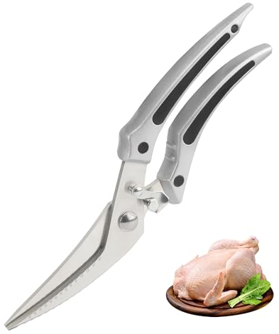 1 Stück Geflügelschere Edelstahl Schere Scissors Kitchen Küchenschere Haushaltsschere für Ente Truthahn Ente Gans Krabbe Hummer