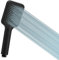 AQUALONA® Black Narva Handheld Shower Head - Boosts Water Pressure - Rub Clean Technology - Standard BSP Connection - Adult, Children, Pet, Home, Gym - 3 Spray Patterns - Universal