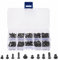 WMUVAZA Kit de Vis pour Ordinateur Portable Universel, 500 Pièces, Petites Vis Noires pour Réparation D'ordinateur et Disque Dur M2 M3 M2.5