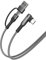MINLU Cable tipo c 100w, 5A Cable USB C 90 grados 30CM, Cable Cargador USB C carga rapida, Cable USB C a USB C para iPhone 15,MacBook Pro/Air,Galaxy S24(Gris)