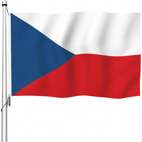 Aoihrraan Tschechische Republik Flagge 120x180cm Doppelseitige Tschechien Flaggen Banner Für Outdoor Feiern Haus Garten Veranda Party Dekoration Fahnen Mit 2 Stabilen Ösen Präzision Maschine Genäht