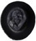 Morain Cowboyhut, Halloween-Totenkopf-Hut und stilvolle Kopfbedeckung für Maskerade, modisch und auffällig, Schwarz, Schwarz , 3-4