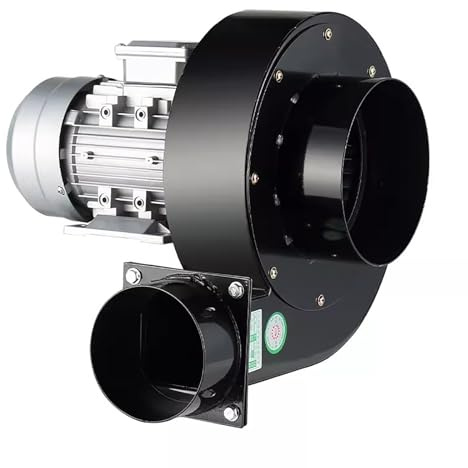 WXXSHGDW Soffiatore Centrifugo, Soffiatore a Bassa Rumorosità Soffiatore Industriale, Doppio Scopo di Aspirazione e Soffiaggio, Adatto per la Combustione di Caldaie, Ventilazione di Fabbrica(370*304*3