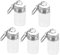 NAMOARLY 7ml Mini Glass Bottle Keychain Versatile Diy Wishing Bottles Elegant for Keyring Accessory