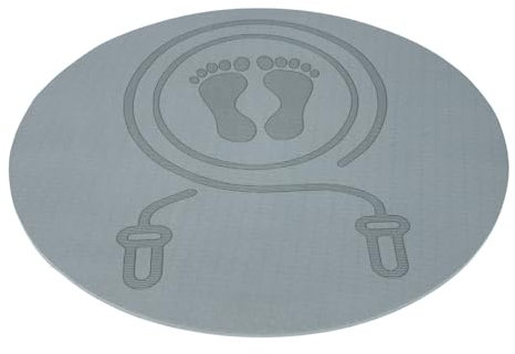 KICHOUSE Tpe Rutschfest Geräuschdämpfend Stoßabsorbierend Gymnastikmatte Für Indoor-sprünge Yoga Bodenmatte Heimtraining Für Erwachsene