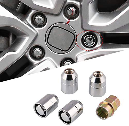 Krtopo 4 Pezzi M12X1,5 Dado Ruota Cap In Lega Di Acciaio Antifurto Serratura Universale Per Auto