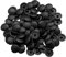 Agoky 50/100 Pcs Plastic Innensechskant Abdeckkappe Sechskantschrauben Kappenschutz Schrauben Beschützer Ersatzteil Zubehör schwarz weiß blau grün gelb grau rot Schwarz 6mm