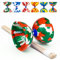 Juggle Dream Jester Diabolo Set - avec Axe Fixe Diabolo, Baguettes en Bois et Vidéo d'apprentissage en Ligne - Jouets de Jonglage (Vert/Blanc/Rouge)