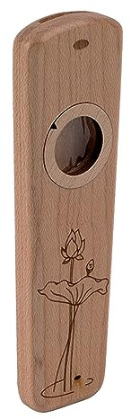 Wood Mouth Kazoo, Leichter Kazoo-Flötenbandbegleiter für Auftritte (Nussbaum)