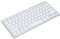 TIKATARER Clavier Iclever, Clavier sans Fil pour Mac Clavier Ultra Fin BT sans Fil Résistant aux éclaboussures Clavier sans Fil Clavier de Langue Bilingue pour Ordinateur PC Argent (Russe)