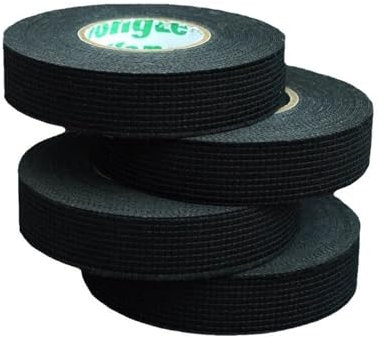 Schwarzes Auto-Flanellband 1 Stück Stoffauto Klebeband Isolierband aus Baumwolle Samtband Auto-Isolierband Klebeband für Kabelbäume im Auto Samt