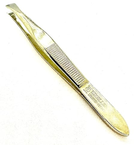 Pinzas de depilar cejas oblicuas 8 cm – Acero Solingen Alemania – Excellent Solingen Nº1 en calidad – Pinzas profesionales de precisión.