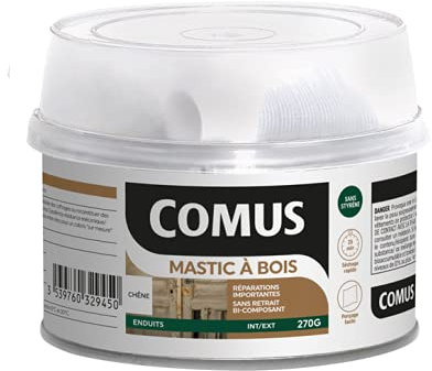 MASTIC BOIS (B+D) BLANC 270 GR - COMUS