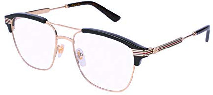 GUCCI GG0241O-002 Custodie per Occhiali, Oro, 54.0 Uomo