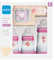 Mam Welcome To The World Geschenk-Set mit 3 Flaschen, Schnuller, Schnullerclip, Rosa