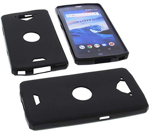 foto-kontor Coque Compatible avec CrossCall Core X3 Housse pour Smartphone Étui en Caoutchouc TPU Noir