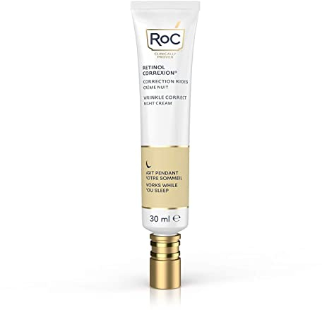 RoC - RetinolCorrexion Wrinkle Correct Nachtcreme - Anti-Falten und Aging - Mit Retinol undExklusiver Mineralkomplex - 30 ml