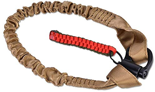 Sicherheits Lanyard, Stoßdämpfender Schnellwechsel Einpunkt Einziehbarer Bungee Sling Sicherheits Lanyard Zubehör Für Absturzsicherungsausrüstung(Tan, Sl-21-T) Personal Lanyard