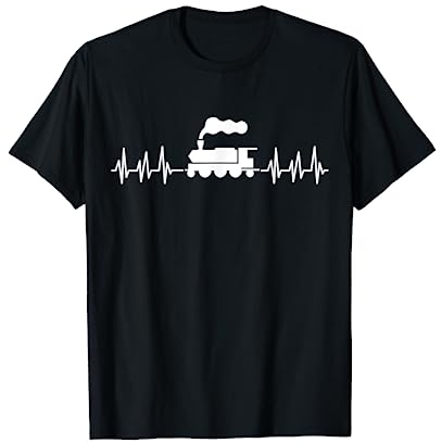 Eisenbahn Lokführer Modellbau Zugführer Lokomotive Schaffner T-Shirt