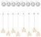 Nipach GmbH Lichtervorhang Stern Schneeflocke 8 LED warm weiß Batterie Timer Xmas-Deko Weihnachten Außen Weihnachtsdeko Partylichter Weihnachtsbeleuchtung Licht-Deko (Stern)