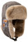 Clape Warme Wintermütze mit Ohrenklappen Trappermütze Fliegermütze Pilotenmütze mit Kunstfell Bomber Hut Russenmütze Warm Winter Trapper Cap,Gray