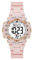 Skechers Uhr für Damen Rossmoor, Digitales Uhrwerk, 38mm Rosa Polyurethan Gehäuse mit einem Polyurethan Armband, SR2117